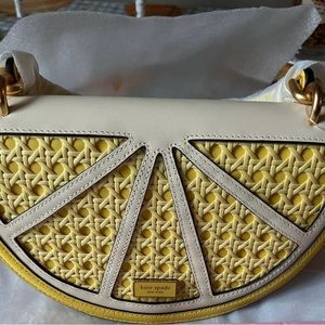 Kate Spade Lemon 3D Wicker Bag